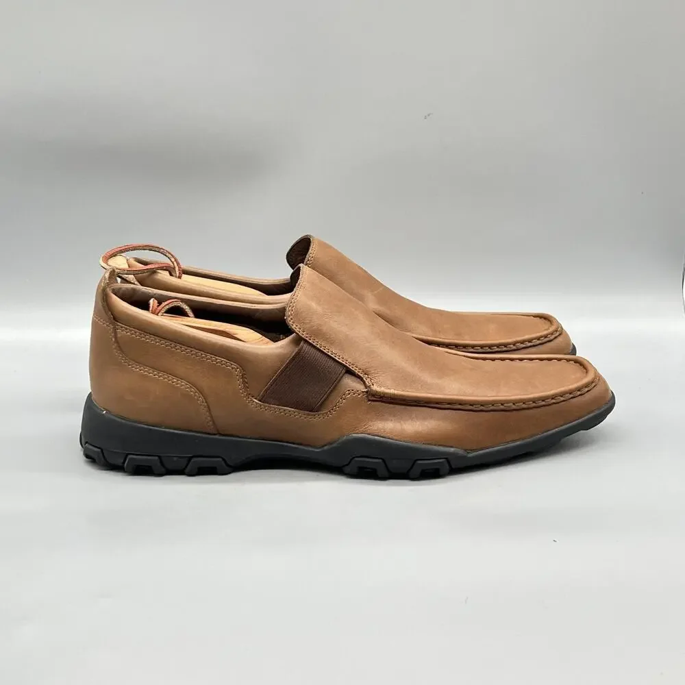 Cole Haan Shoes Mens 11 Brown Leather Slip On Loafers Casual Comfort Walking